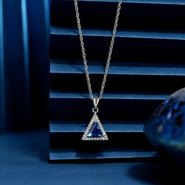925 swarovski dimond chain pendent