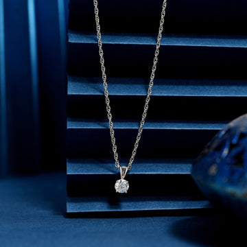 925 single dimomnd chain pendent