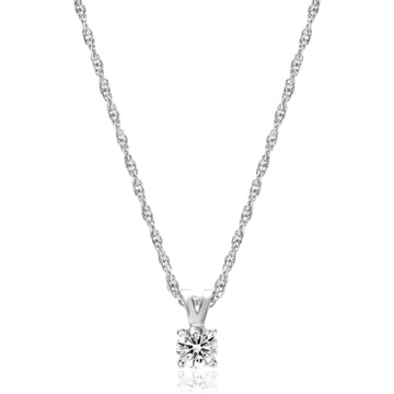 925 single dimond chain pendent