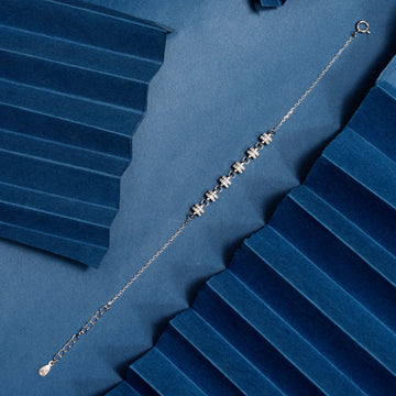 925 delicate dimond loose bracelate