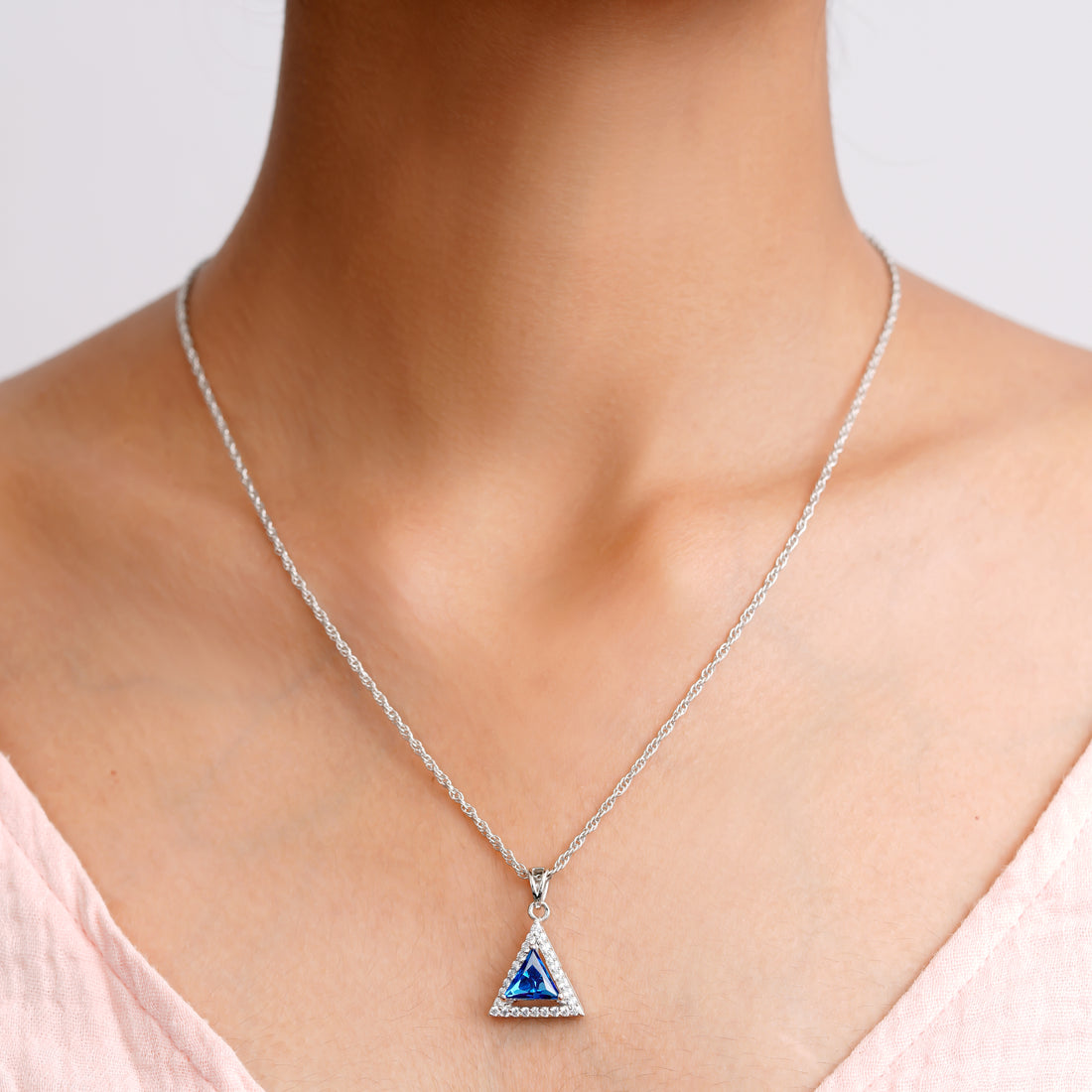 925 swarovski dimond chain pendent