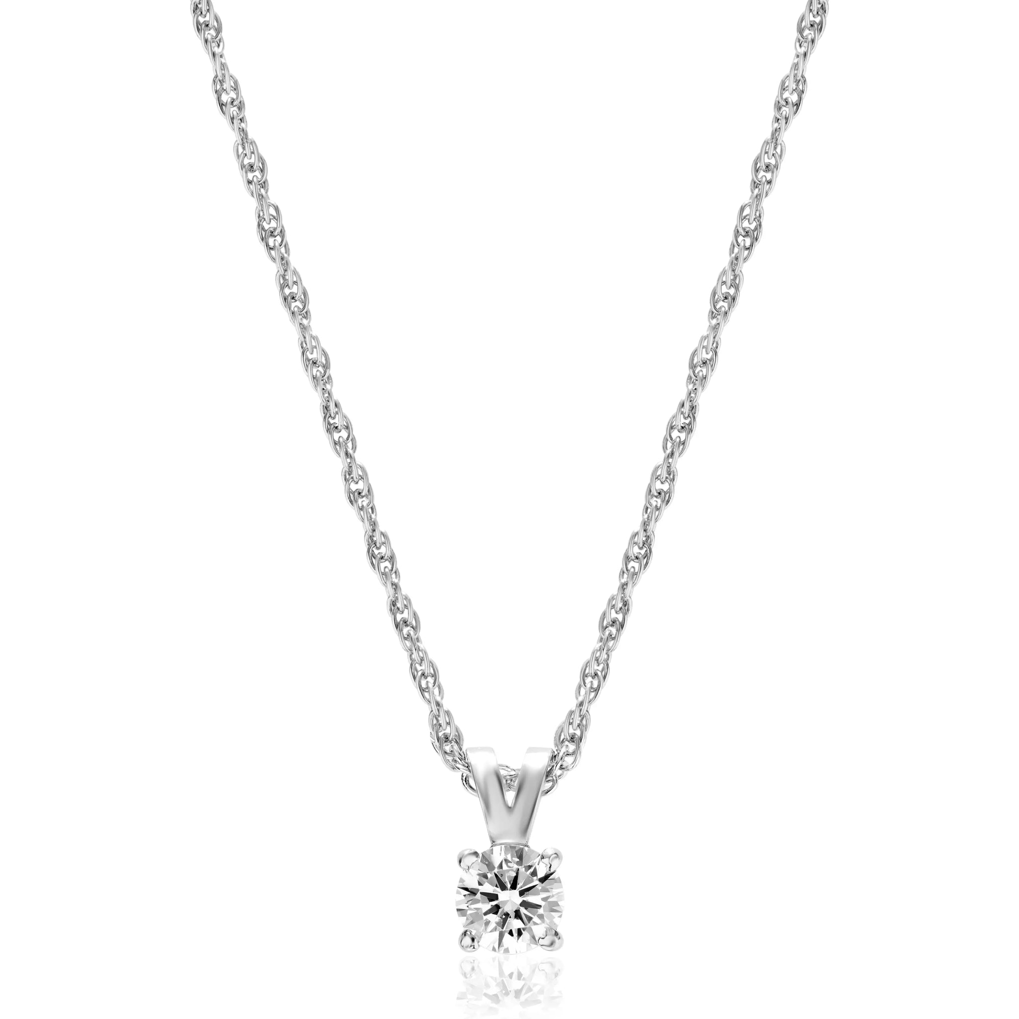 925 single dimond chain pendent