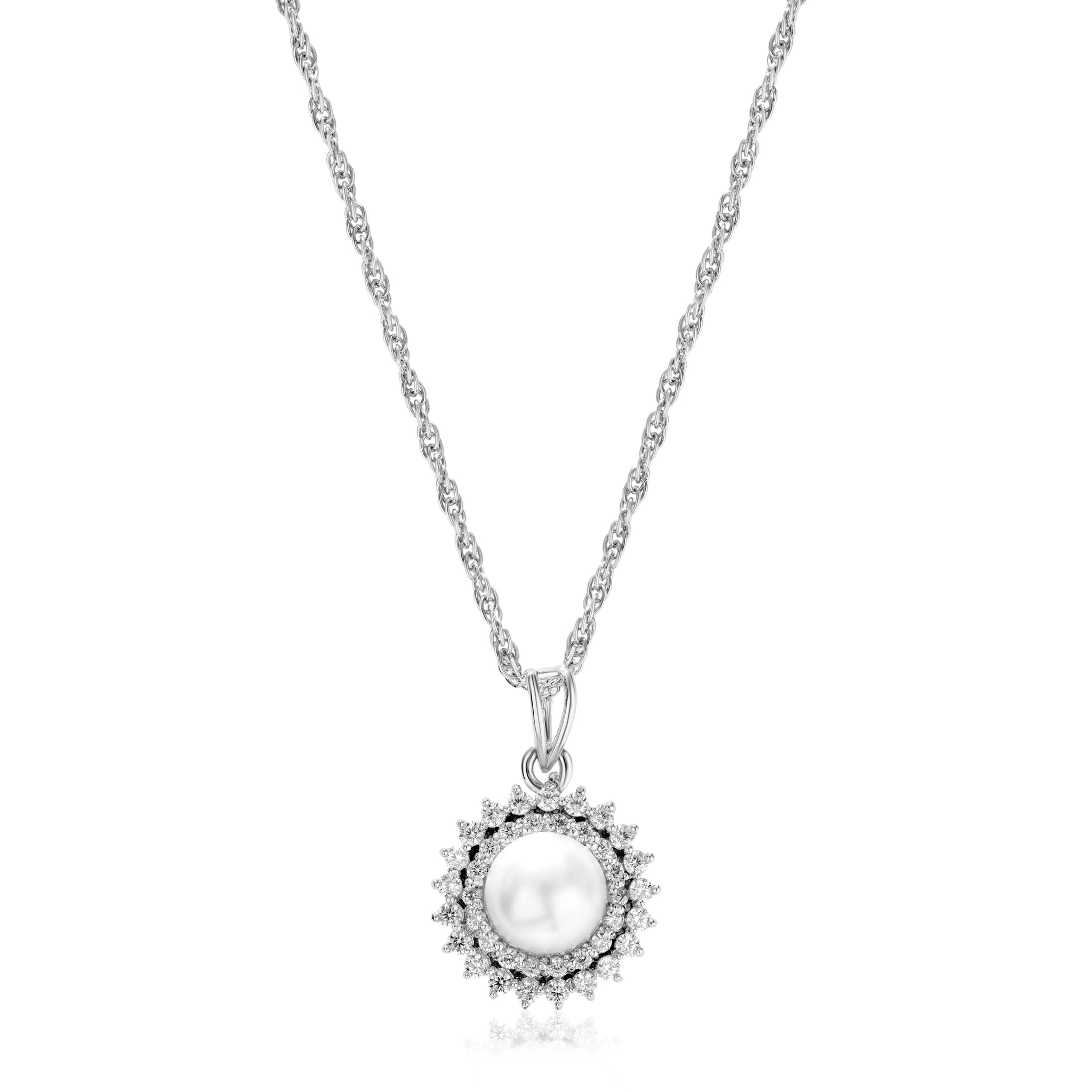925 pal with multi size stone chain pendent