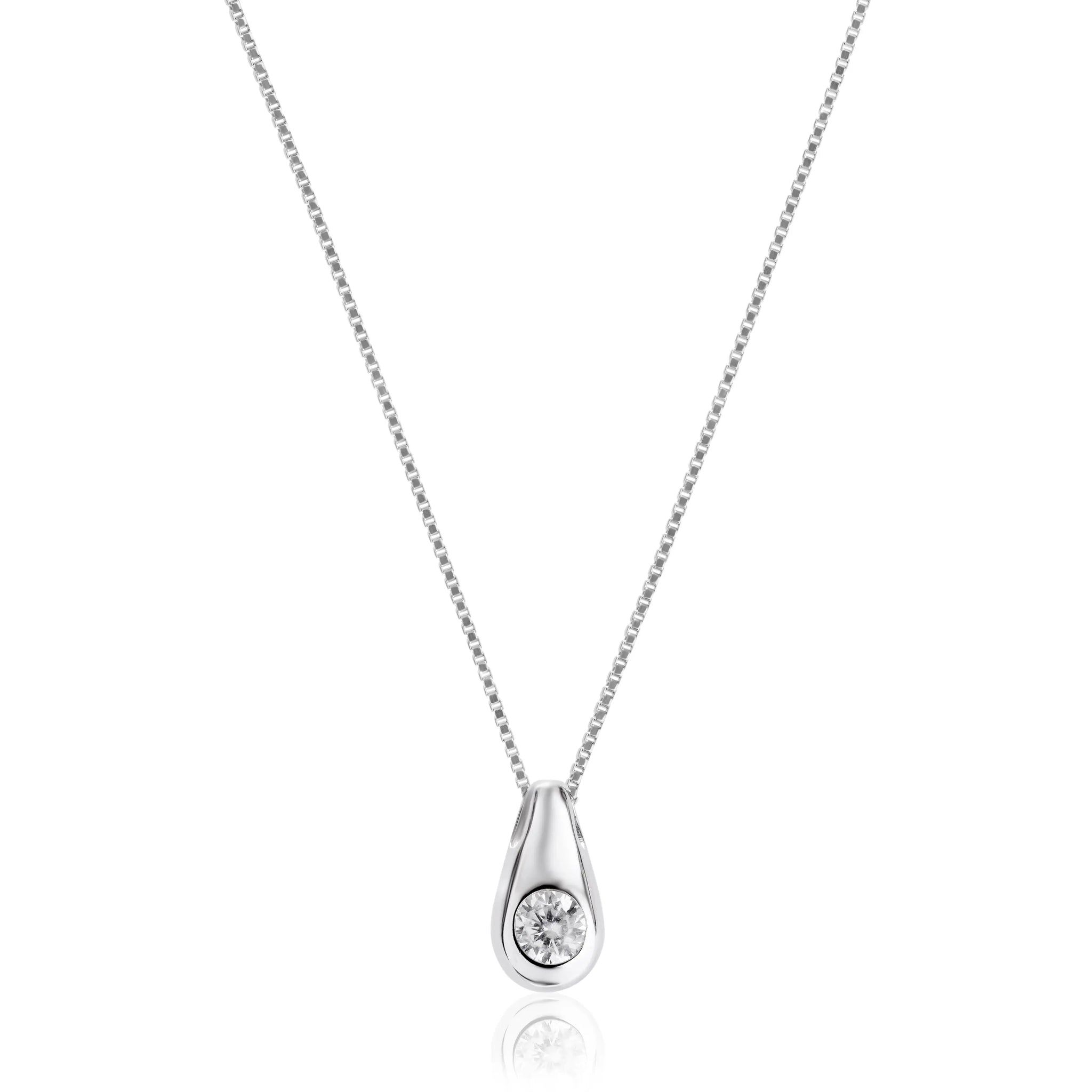 925 plain design with single stone