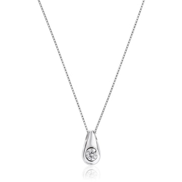 925 plain design with single stone